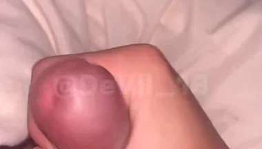 Hot 18 Year Old Boy Masturbates with His Hairy Cock Until He Cums Juicy and Plays with His Cum