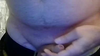 Boss Massaging My Juicy Cock