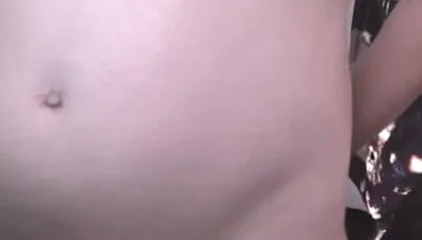 Young Mans Belly Goes Nuclear