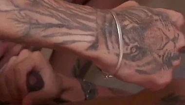Big Uncut Twink Fucks Tatted Thug Bareback Uncut King