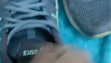 Fuck and Cum in Asics of My Wife