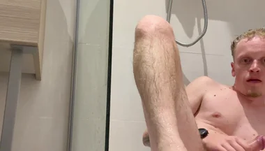 French Male Do the Show During His Shower