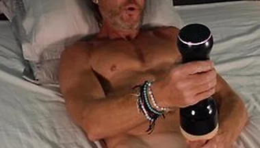 Big Dick Multi Orgasms With Toy And Hands - With Double Cumshots - 2 Loads Released