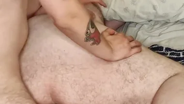 Opening the Hairy Bear's Ass with Toys, and Then I Fuck Him.
