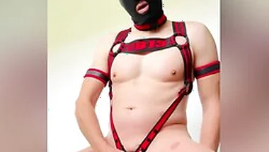 Slapping My Huge Balls While Riding A Big Anal Toy (multiple Cumshots)