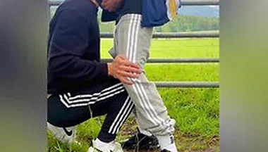 Straight Polish Master Dominate His Gym Buddy Friend First Time Blowjob Hard Fuck Sneakers Socks