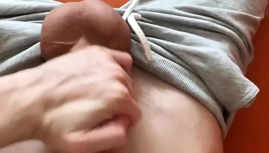 Double Orgasm From Spanking Hands on Balls
