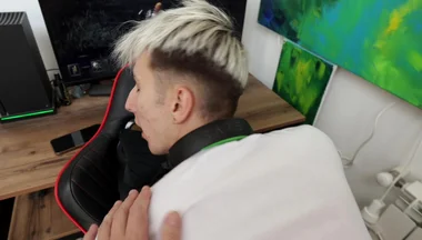 Stepdad Fucked a Cute Twink in the Mouth and Hole, Filling It with Sperm