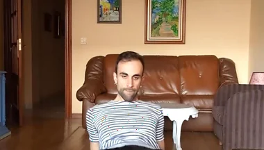 I Make a Streeptease Dressed in Military Dress