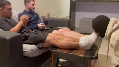 Masters dirty stinky socks licking
