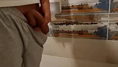 Young Gay Long Pissing At Home