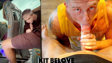 Blowjob From a Stranger on the Bus and a Huge Cumshot in a Hotel