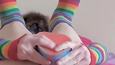 Femboy Size Queen Raine Stretched By Xl Morgon Dildo