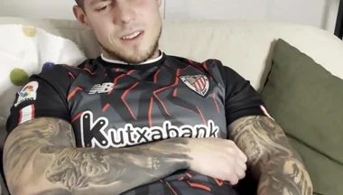 Football Player No Hands Cum