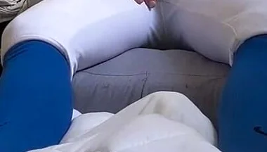 Alpha Baseball Player Jockdad87 Shoots a His Jock Cum in His Blue Gear