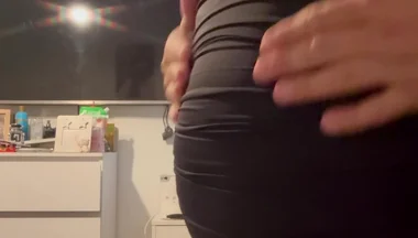 Under Clothes Crossdress with Undercover Bondage and Nipple Clamps