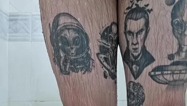 Chubby Was Caught Jerking off in the Shower