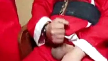 Santa Claus Caresses Himself at Christmas 2025