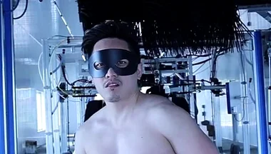 Jerk off and Cum at a Construction Site for a Car Wash