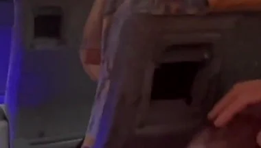 Blowjob From a Stranger on the Bus and a Huge Cumshot in a Hotel