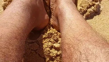 Ladysilva on the Beach in Panties