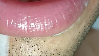 I Love Cum in My Mouth, Tongue Long Tongue, Kiss, Six Pack, Fitness Gym, Submissive, Women's Lingerie