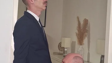 Sucked off From Daddy. Suite Man Like Old Sucker