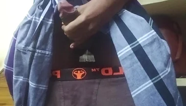 Desi Teen Boy Cumshot and Jerk off in Home.