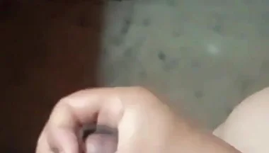 Chubby Daddy Teasing Himself Until Release