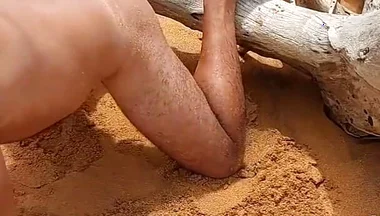 Ladysilva Showing off Her Tanned Butt with a Very Sexy Tan Line on the Beach