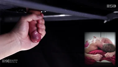Watch Zander Fly and His Massive Uncut Canon Throbbing While He Thrusts It Through the Hole in My Milking Table
