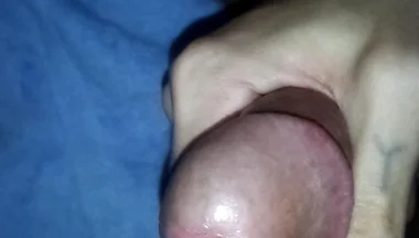 Horny Guy Jacks off Rock Hard Dick