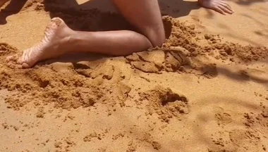 Ladysilva Naked on the Beach
