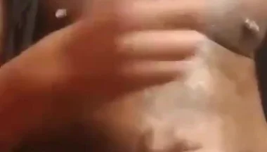 Black Muscle Prolonged Tit Play Wank & Cum Session.