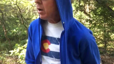 Adam Kaye Jacks off in the Mountains