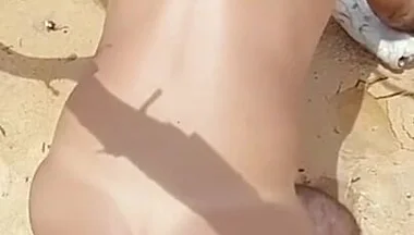 Ladysilva Found a Dick on the Beach to Fuck His Hot Tan Ass