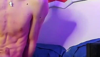 Teen Cums a Lot From a Vibrator in the Ass