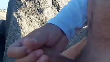 Ladysilva Showing My Dick on the Beach