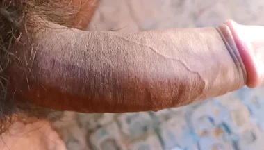 9 Inch Long Thick Desi Land Masturbating
