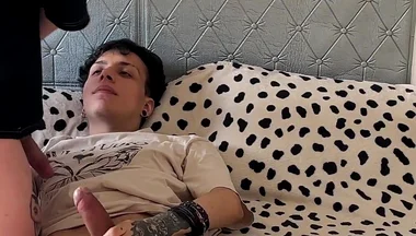 Step-brother Spies on Me Riding a Twink Latino Big Cock [4k]