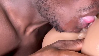 Licking Realistic Silicone Pussy Doll