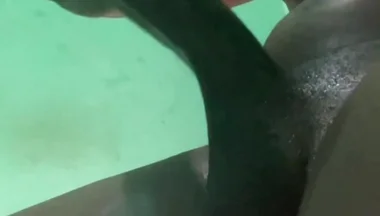 Part 2 Long Dick Guy Hides and Beat His Big Black Cock