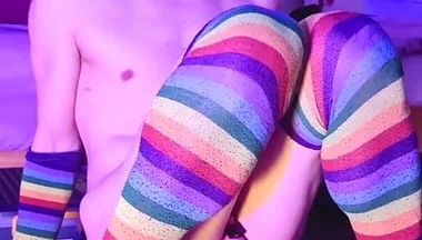 Cute Locked Femboy Raine Bouncing on Thier Favourite Xl Toys