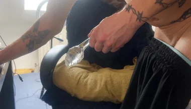 Glasplug in My Ass