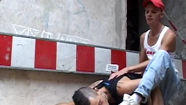 White Nikes Scally Fucker