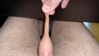 Playing with My Small Tiny Dick and Its Long Foreskin