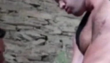 Straight fucked by Latino in exhib