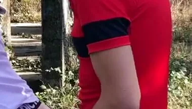 Yougn badboy fucked outdoor by Koldo Goran