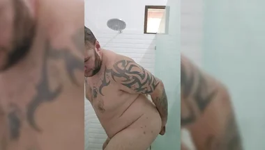 Jimbob Soapy Shower Dildo Riding