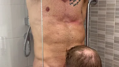 Rimming & Sucking Straight Guy in Shower